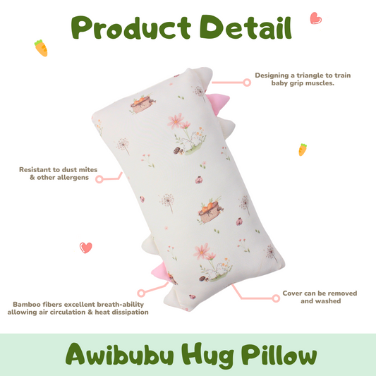 Awibubu Ultra Soft Bamboo Hugging Pillow