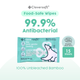 Cloversoft Plant-Based Unbleached Bamboo 99.9% Antibacterial Organic Wet Wipes