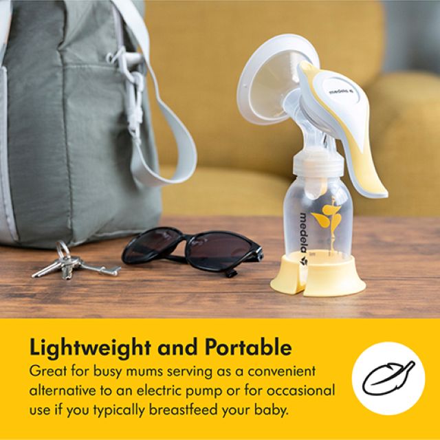 Medela Harmony Flex Single Manual Breast Pump With Personalfit Flex Breast Shield