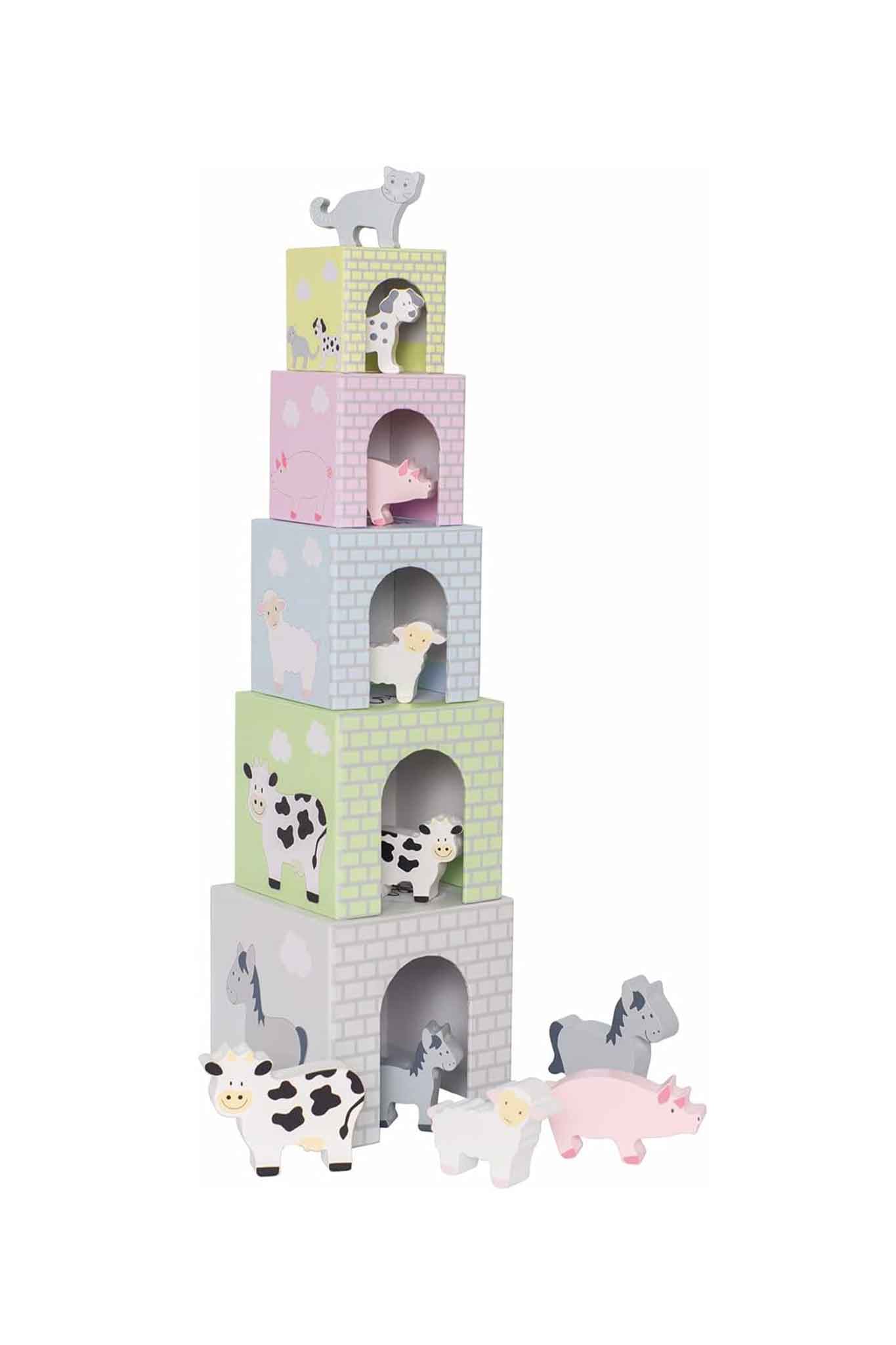 Jabadabado Stacking Cubes Animal