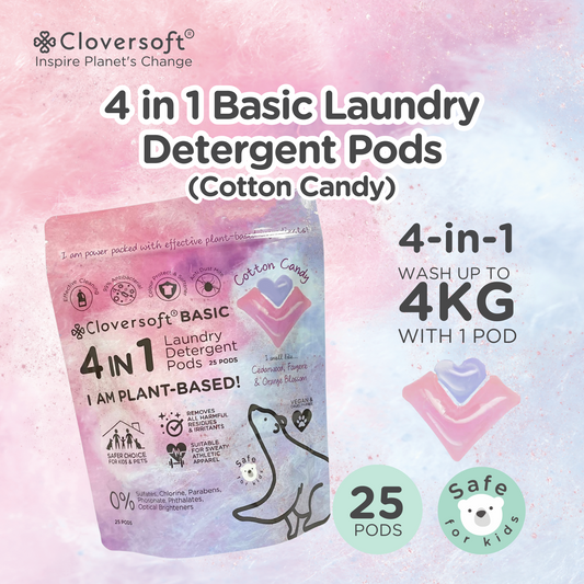 Cloversoft 4 in 1 Anti Dust Mite Basic Laundry Capsule 25 Pods