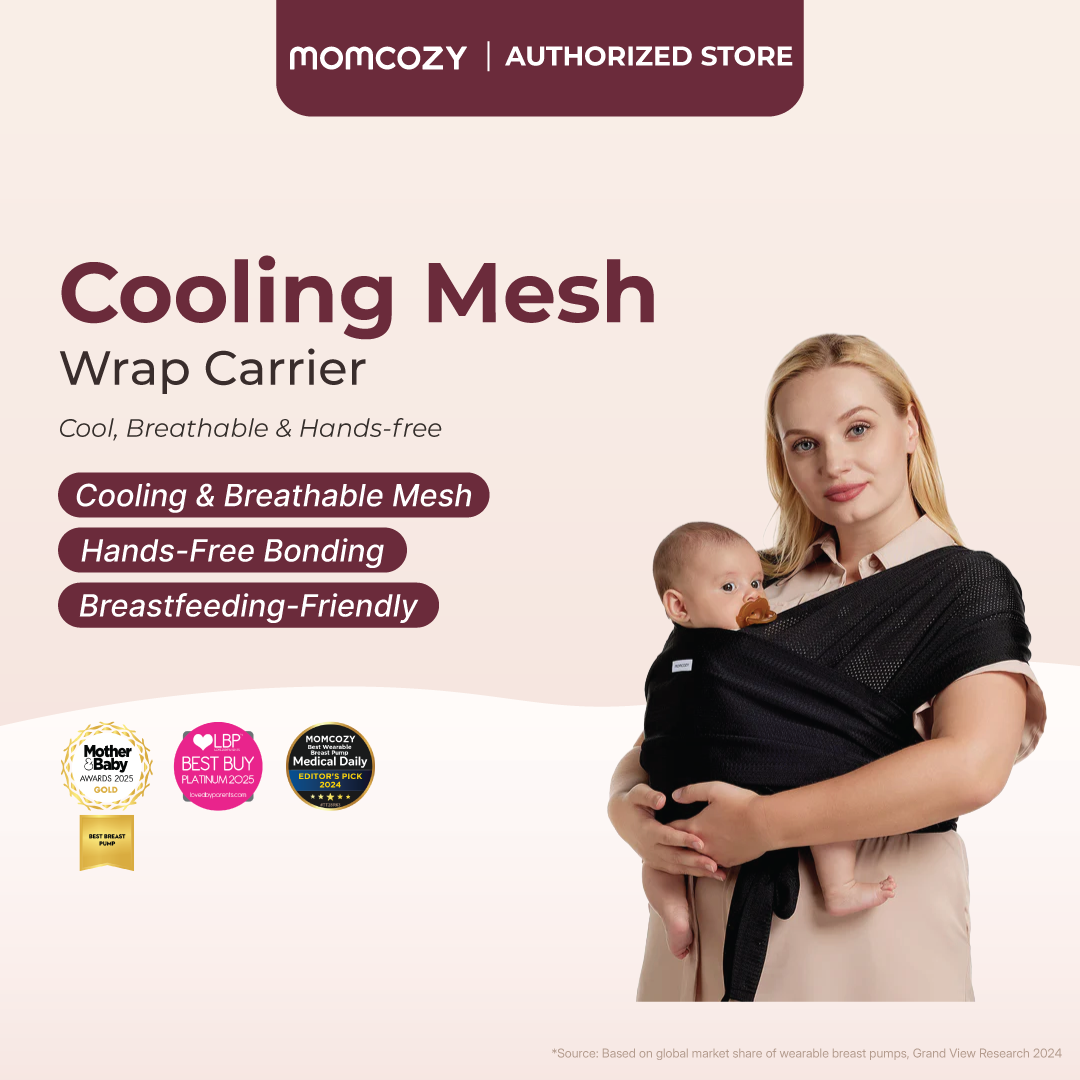 MOMCOZY COOLING MESH WRAP CARRIER - BLACK