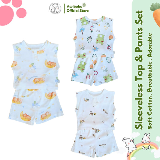 Awibubu Sleeveless Top & Pant Set