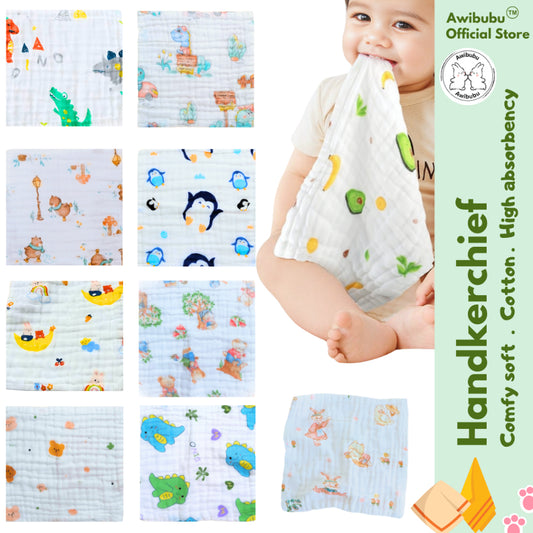 Awibubu Baby Handkerchief (5Pcs/Set)
