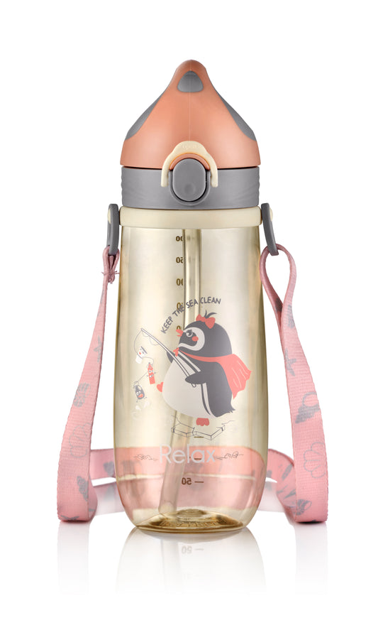 Relax Amore Ppsu Kids Straw Cup - 600Ml