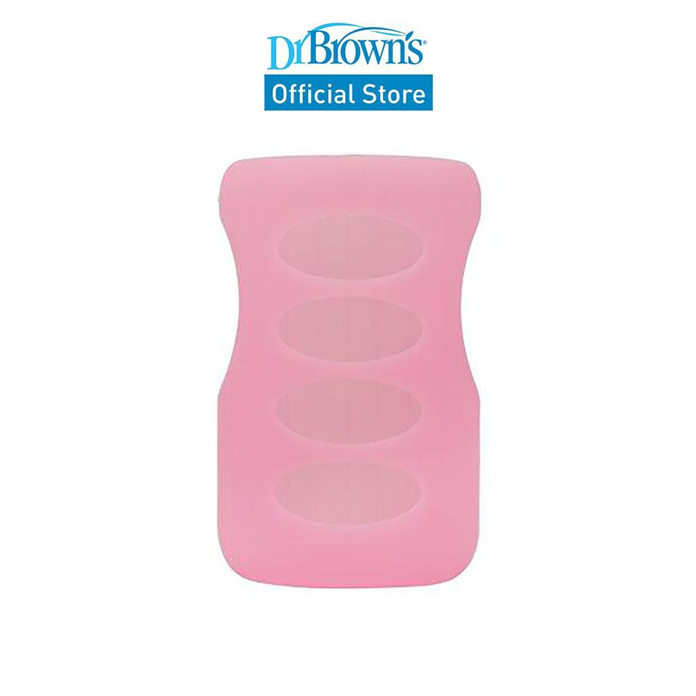 Dr. Brown's Options+ Glass Wide Neck Bottle Silicone Sleeve, 9oz/270ml, 1 Piece