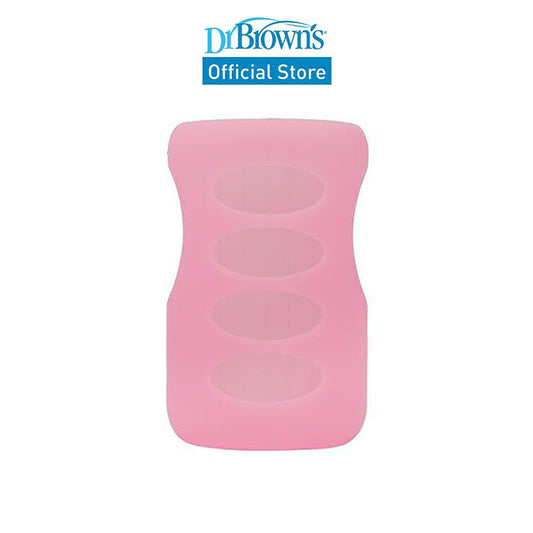Dr. Brown's Options+ Glass Wide Neck Bottle Silicone Sleeve, 9oz/270ml, 1 Piece