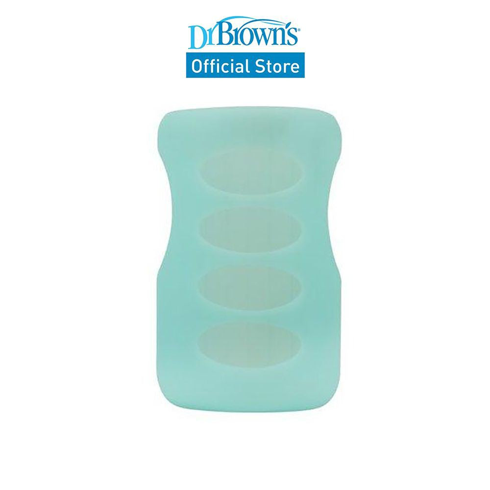 Dr. Brown's Options+ Glass Wide Neck Bottle Silicone Sleeve, 9oz/270ml, 1 Piece