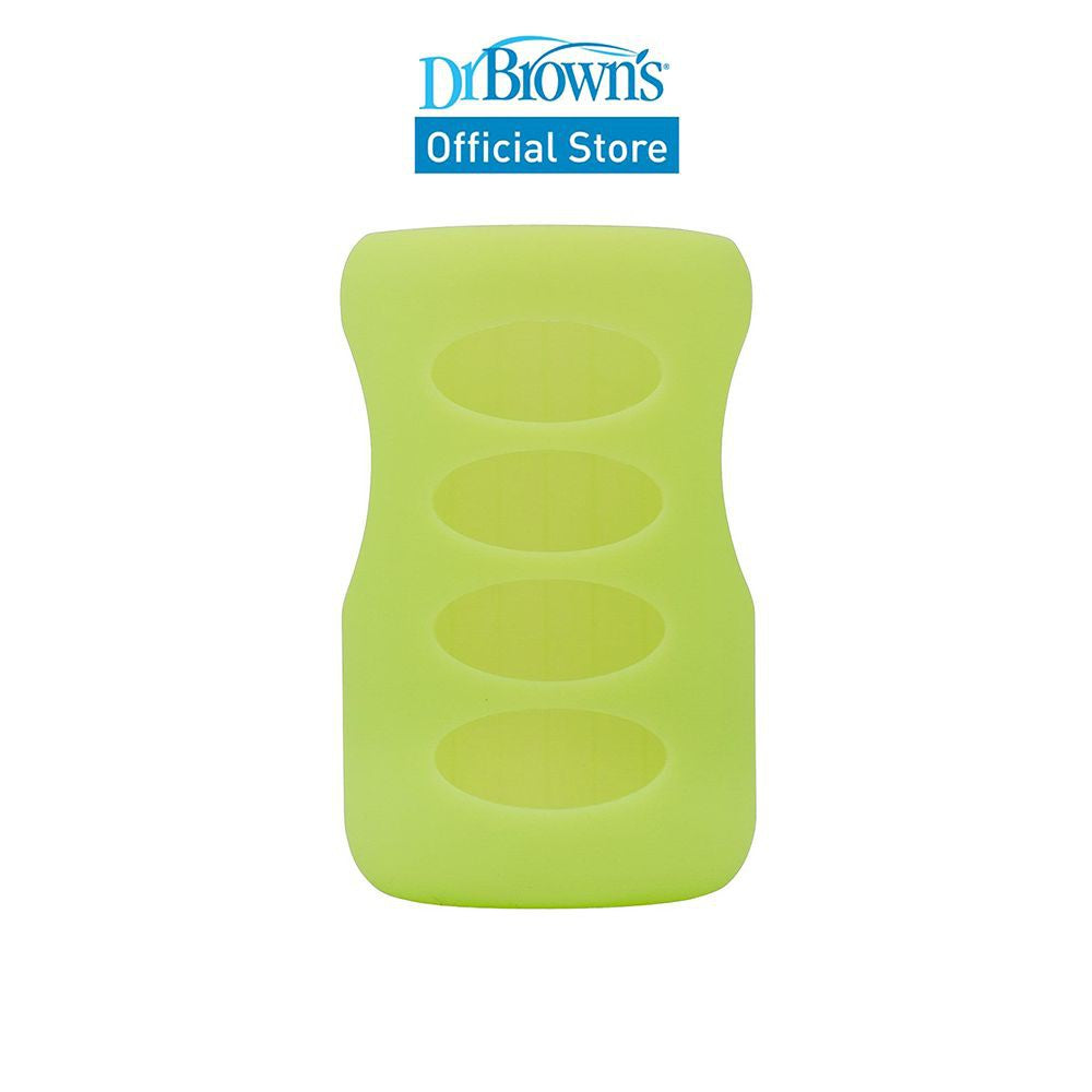 Dr. Brown's Options+ Glass Wide Neck Bottle Silicone Sleeve, 9oz/270ml, 1 Piece