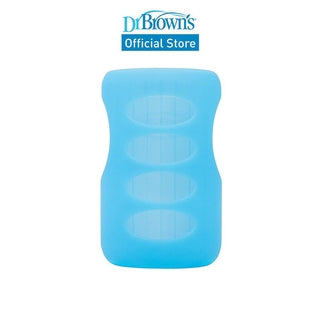Dr. Brown's Options+ Glass Wide Neck Bottle Silicone Sleeve, 9oz/270ml, 1 Piece