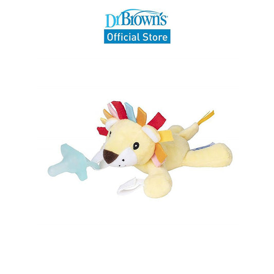 Dr. Brown's Lovey Pacifier and Teether Holder, Lonny The Lion