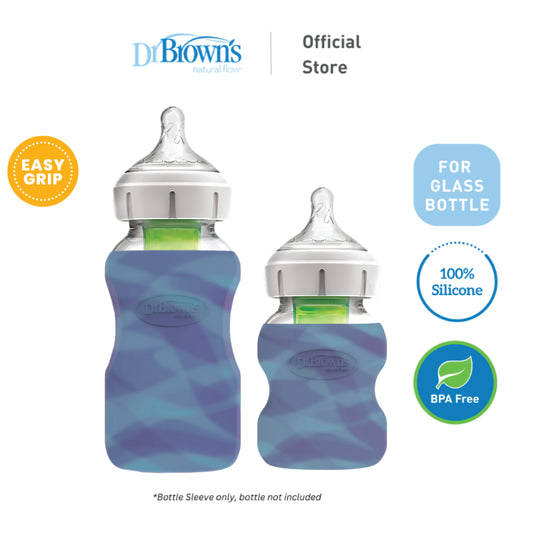 Dr. Brown’s Options+ Glass 9oz Wide Neck Bottle Sleeve, Glow in the dark, 1 Piece