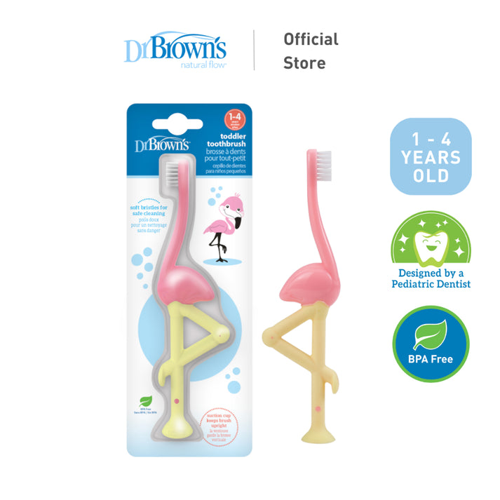 DB TODDLER TOOTHBRUSH 1PK FLAMINGO