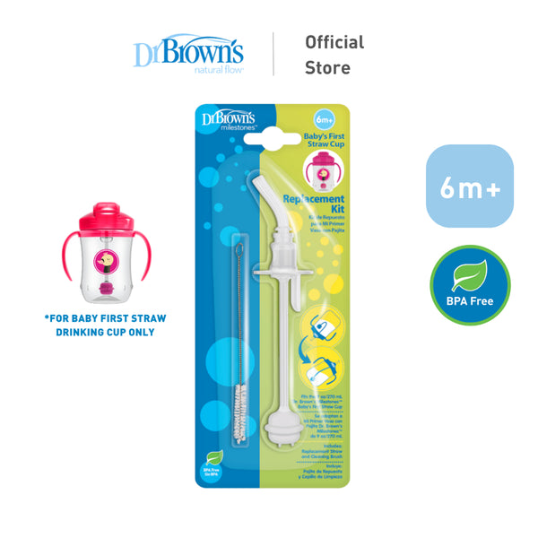 Dr. Brown's First Straw Baby Toddler Cup Replacement Kit only for TC91010