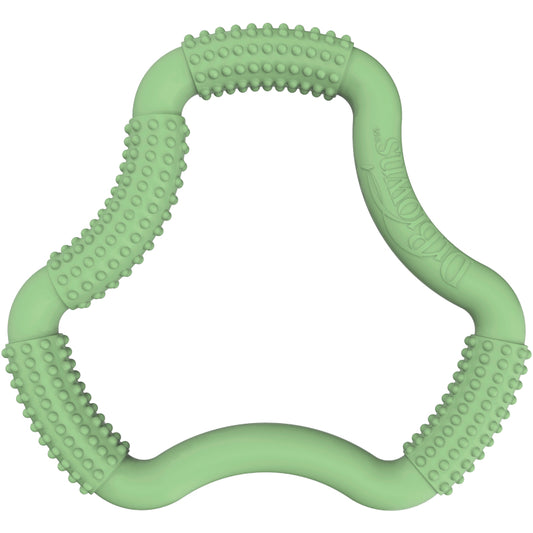 Dr. Brown's A-Shaped Flexees Baby Toddler Teether, Pink/Blue/Green