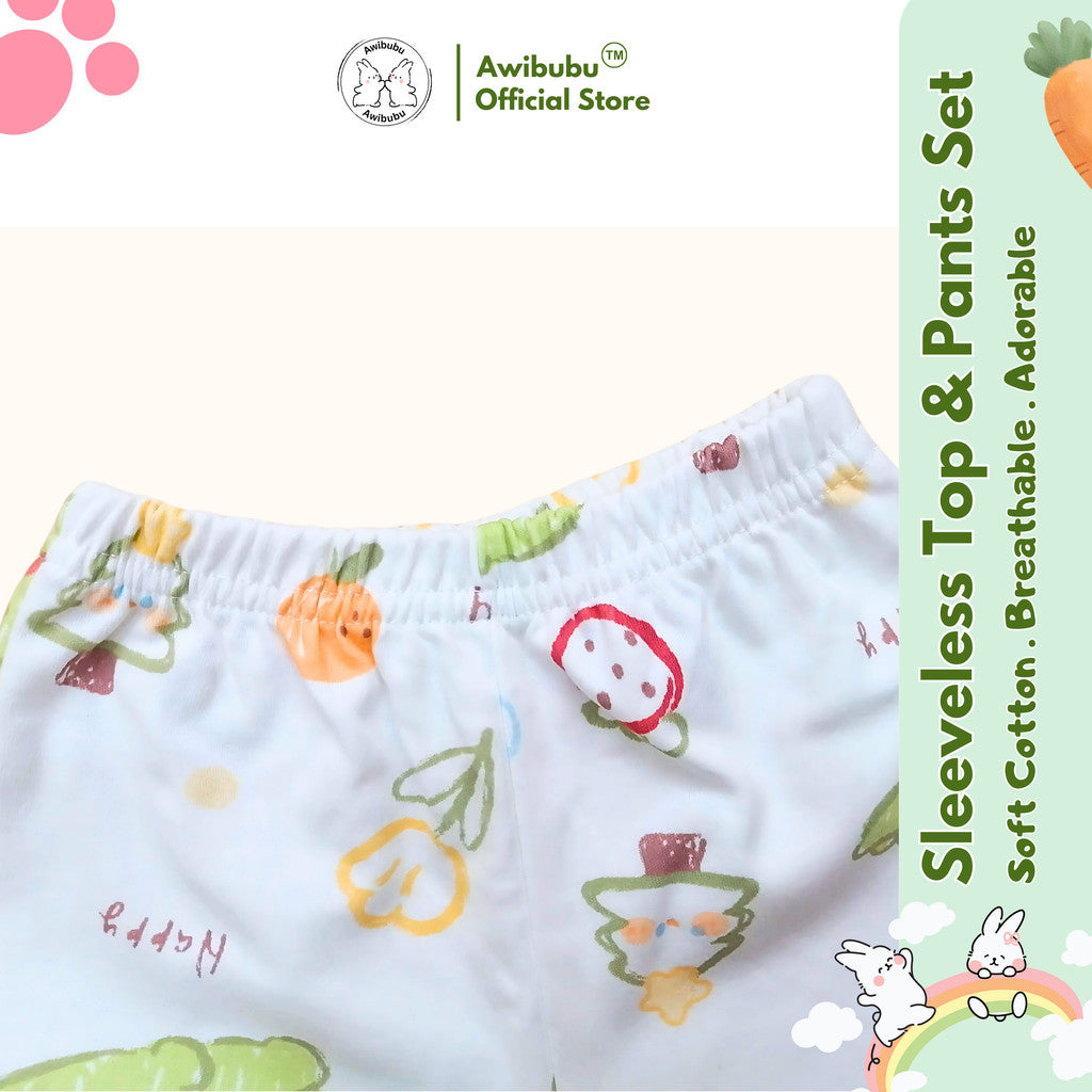 Awibubu Sleeveless Top & Pant Set