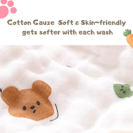 Awibubu Cotton Gauze Towel