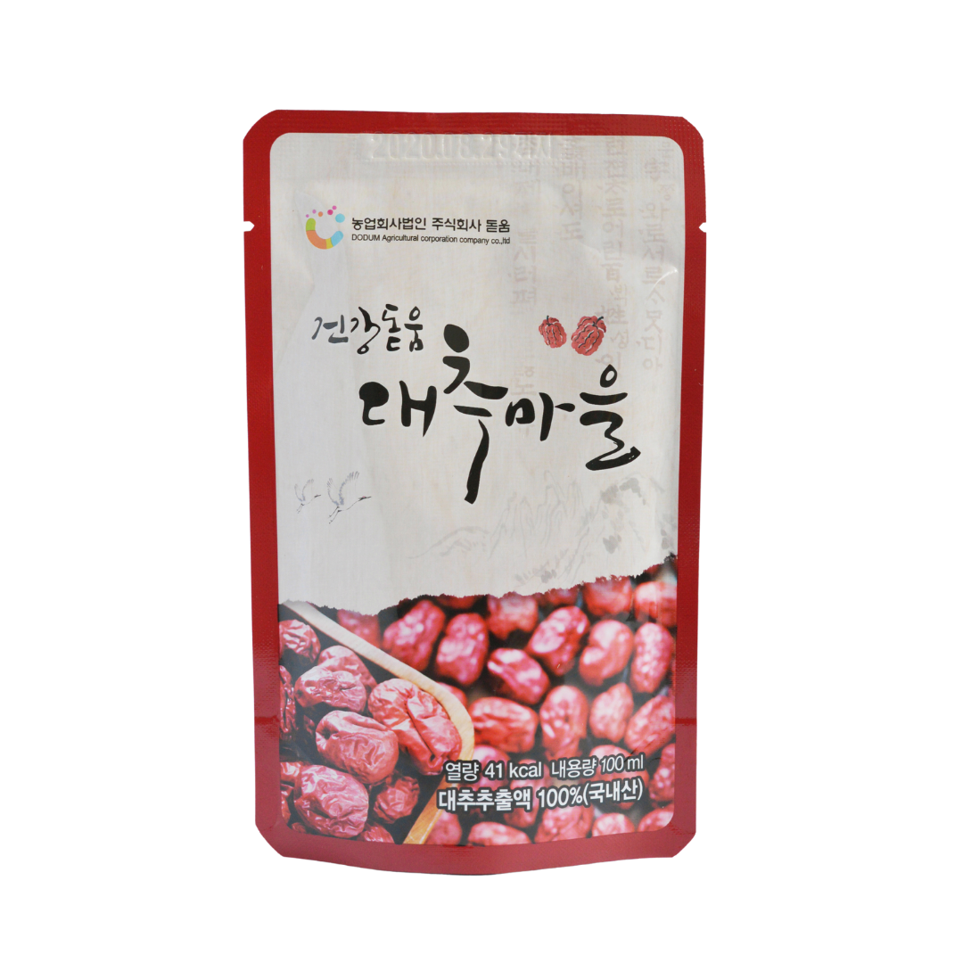 Dodum Korean Jujube Essence (100Ml X 5 Packs)