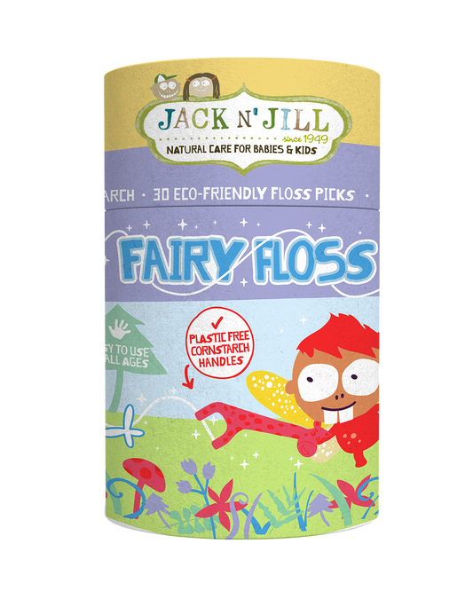Jack N' Jill Fairy Floss Dental Flossers - 30 pack
