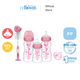 CLERANCE Dr. Brown's Anti-Colic Options+ PP Wide Neck Baby Bottle Gift Set - BPA/PFOA Free, Silicone Nipple, Anti-Reflux - Pink
