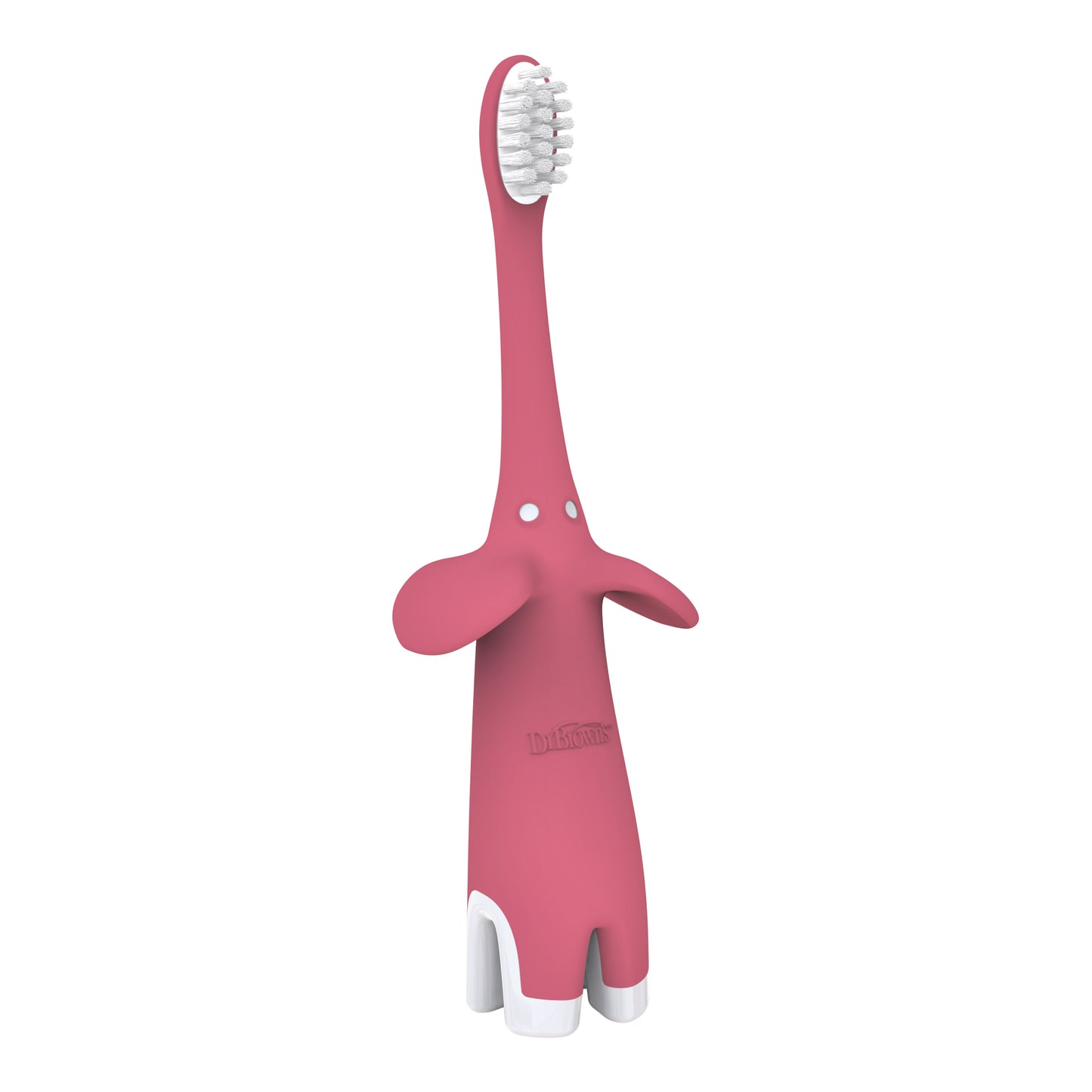 Dr Brown's Infant-To-Toddler Toothbrush, Elephant - Pink/Blue