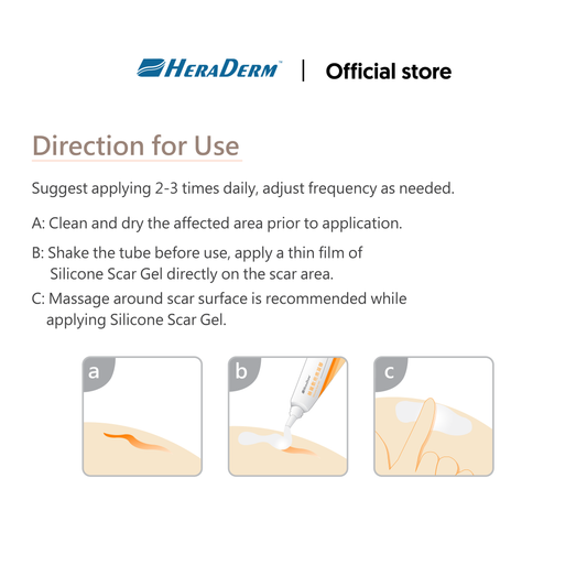 Heraderm Silicone Scar Gel - 15g