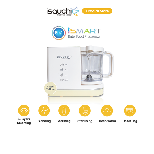 New Isa Uchi Ismart 6-In-1 Function Baby Food Processor