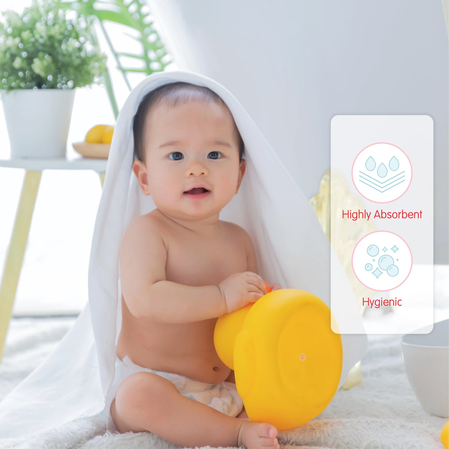 Suzuran Baby Gauze Large Bath Towel 2pcs