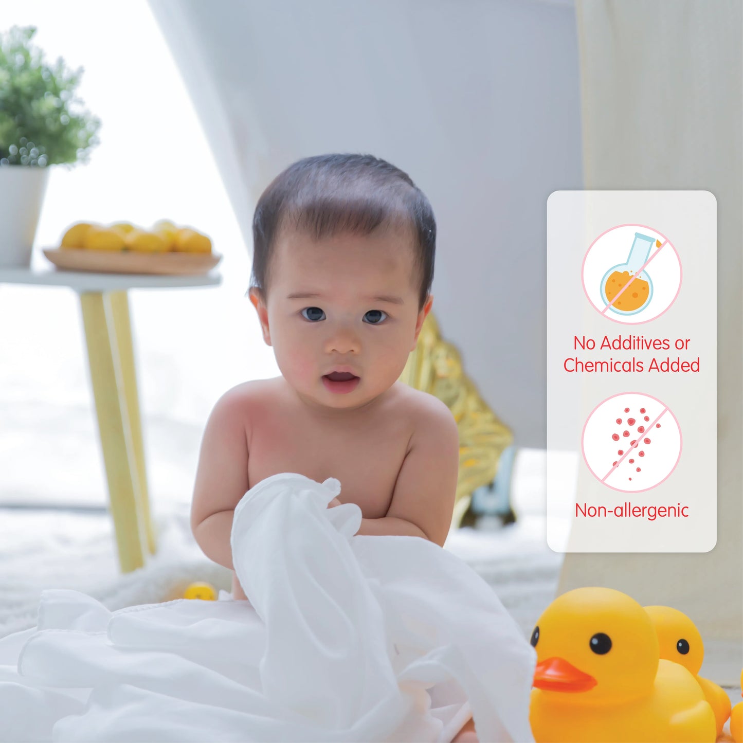 Suzuran Baby Gauze Large Bath Towel 2pcs