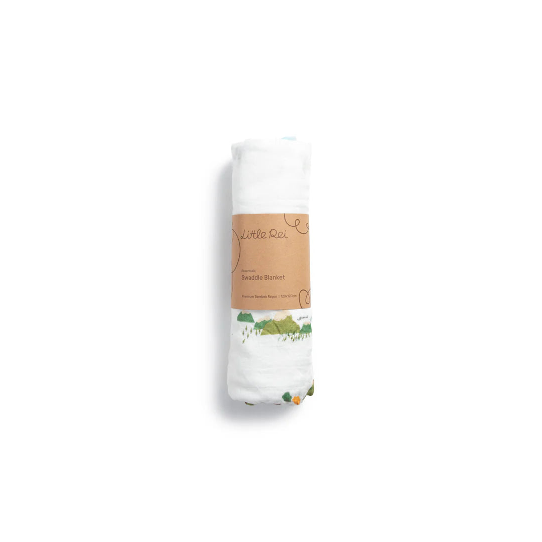 Little Rei Bamboo Swaddle Single 120x120cm