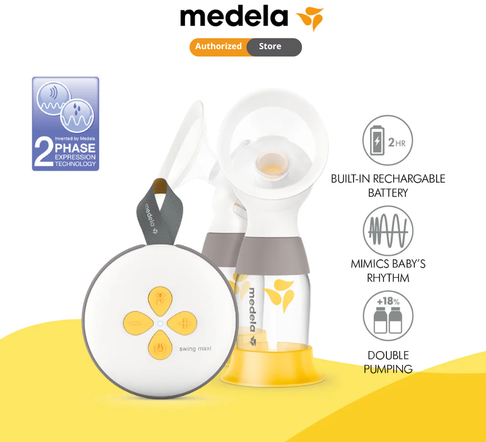 Medela Swing Maxi Double Electric Breast Pump With Personalfit Flex Breast Shield