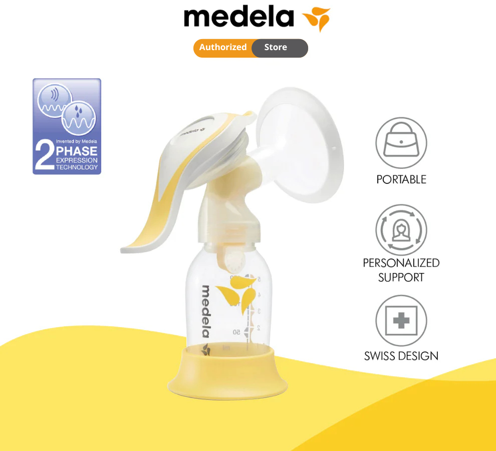 Medela Harmony Flex Single Manual Breast Pump With Personalfit Flex Breast Shield