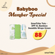 Smartrike Tots (XL) Bamboo Swaddle Wraps Green