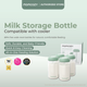 MOMCOZY MILK STORAGE BOTTLE COMPATIBLE WITH COOLER, 4PCS