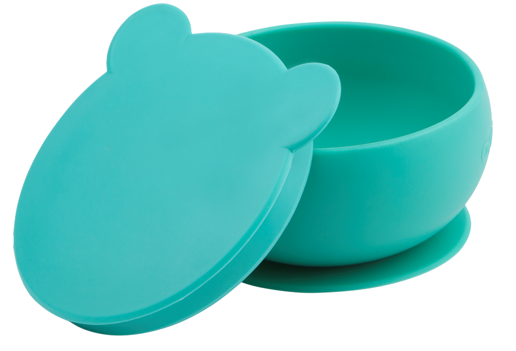 Minikoioi Bowly Suction Base Bowl With Lid