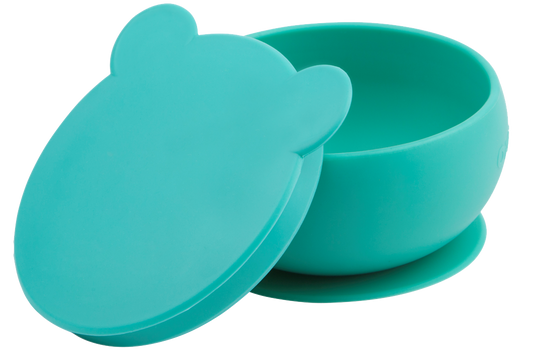 Minikoioi Bowly Suction Base Bowl With Lid