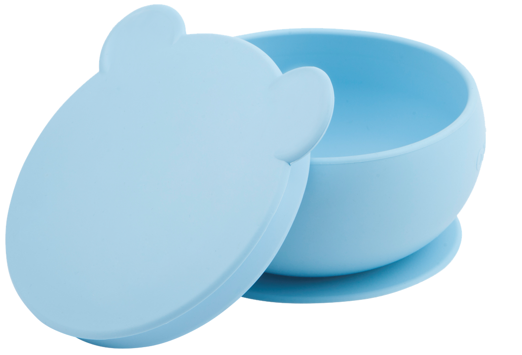 Minikoioi Bowly Suction Base Bowl With Lid