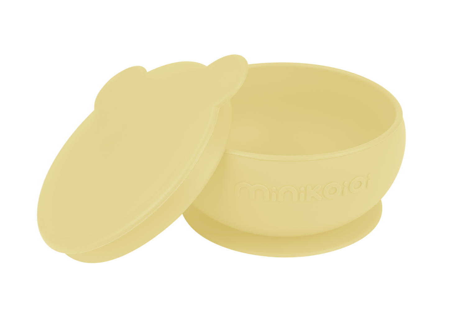 Minikoioi Bowly Suction Base Bowl With Lid
