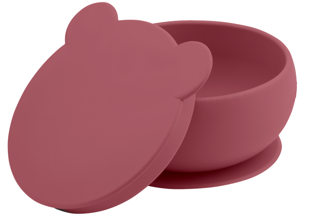Minikoioi Bowly Suction Base Bowl With Lid