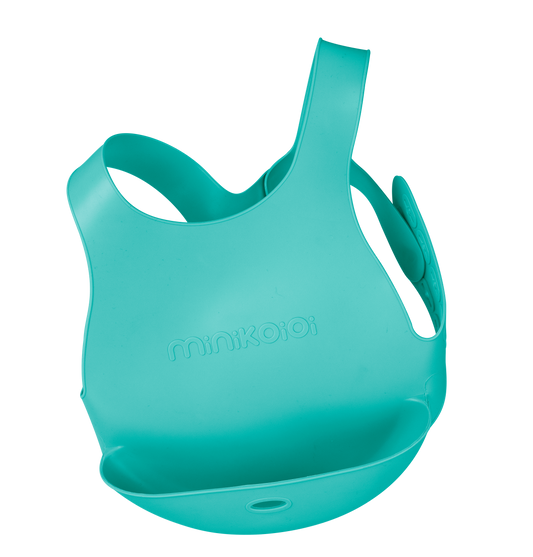 Minikoioi Flexi Bib Silicone Feeding Bib