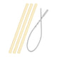 Minikoioi Silicone Straws 3 Pcs And Cleaning Brush