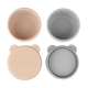 Minikoioi Mini Bites Silicone Mini Bowl With Lid 2 Pcs