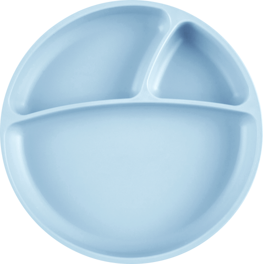 Minikoioi Portions Stay-Put Suction Silicone Plate