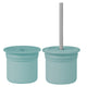 Minikoioi Sip + Snack Silicone Snack Cup With 2 Lids