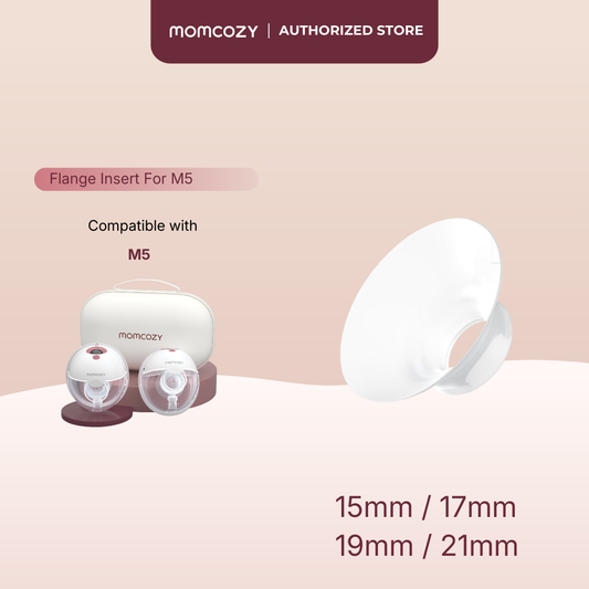 Momcozy Flange Insert for Momcozy M5 Breast Pump (15/17/19/21mm)