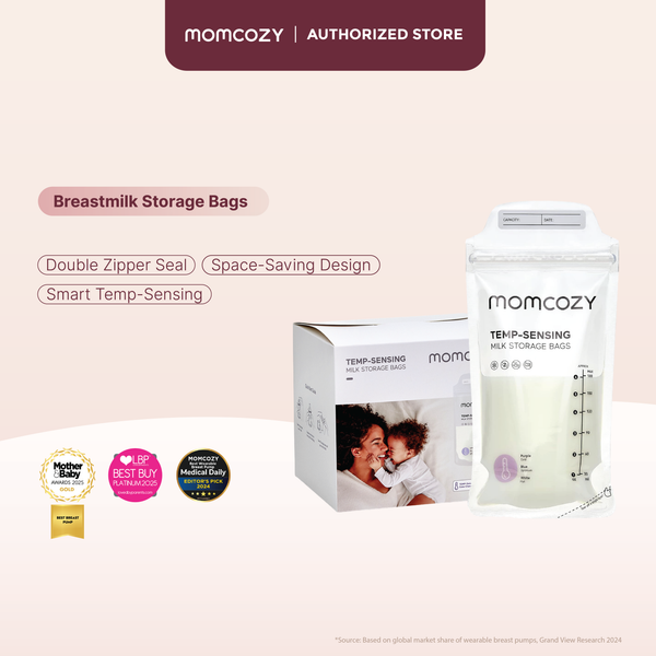 Momcozy Sensing Temperature Breastmilk Storage Bags (6oz/180ml)