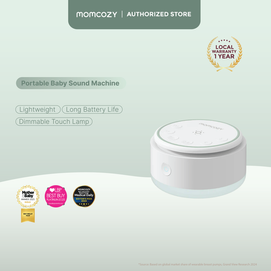 Momcozy White Noise Sound Machine for Baby with Nursery Light