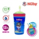 Nuby Snack N Sip 1Pk 270Ml Printed Cup With Thin Straw And Snack Cup