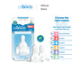 CLEARANCE Dr. Brown's Anti-Colic Newborn Options+ PP Narrow Neck 4oz/120ml Bottle, Pink/Blue, 2 Bottles, Level 1 Teat