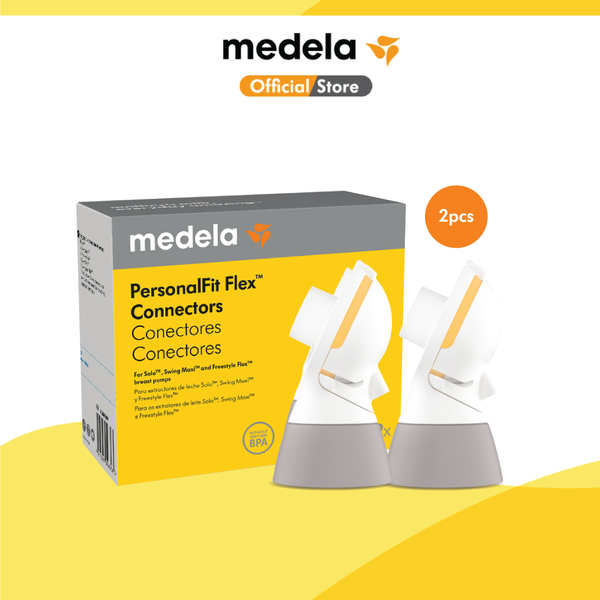 CLERANCE Medela Personalfit Flex Connector Breast Pump Parts With Overflow Protection (2Pcs/Pack)